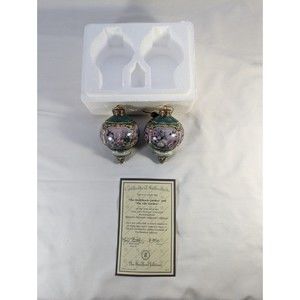 Lena Liu Treasury Of Jeweled Hummingbirds Ornaments Set 6 Bradford Editions 1999